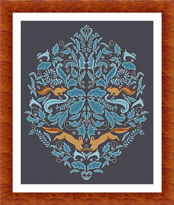 DAMASK AND SQUIRREL