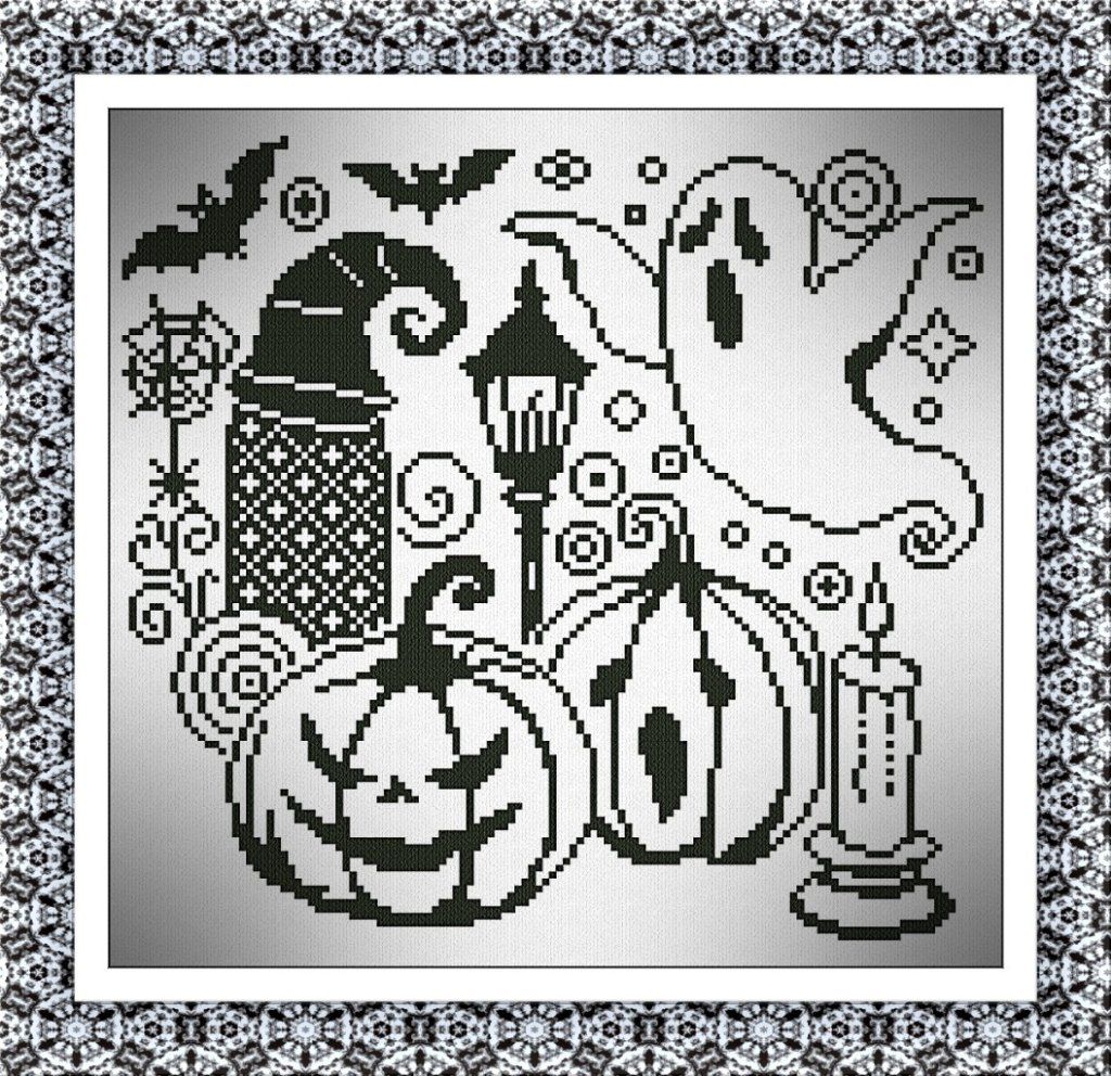 HALLOWEEN BLACK AND WHITE