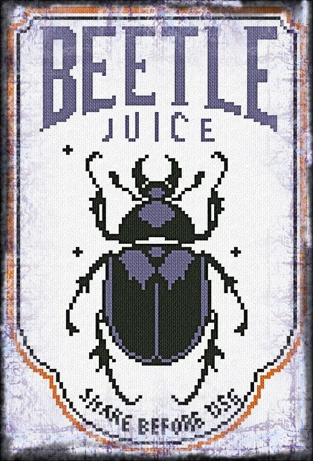 HALLOWEEN LABEL
BEETLE JUICE