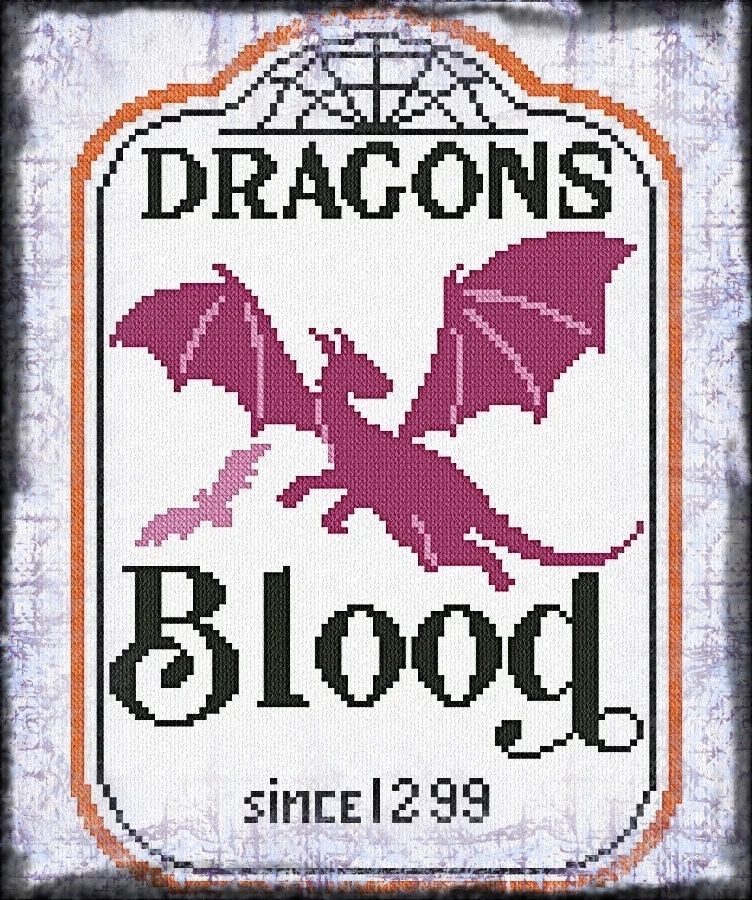HALLOWEEN LABEL
DRAGONS BLOOD
