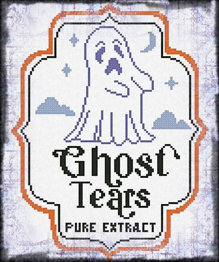 HALLOWEEN LABEL
GHOST TEARS
