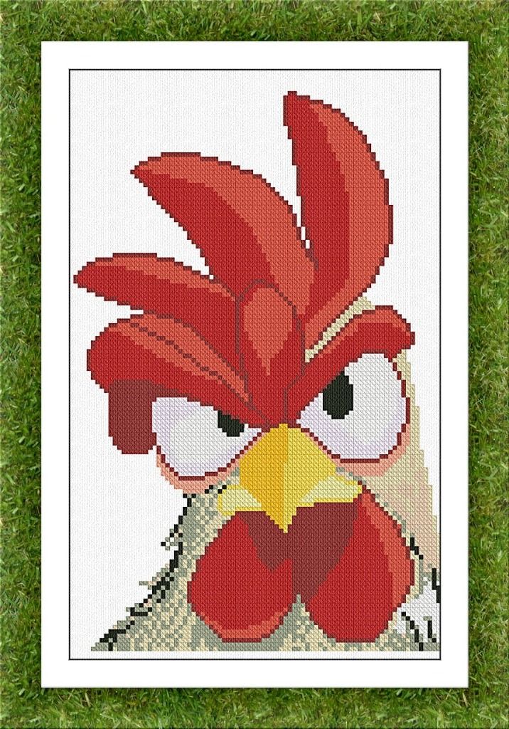 PORTRAIT OF COURTYARD : ROOSTER