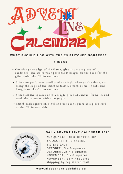 ADVENT LINE CALENDAR 2026