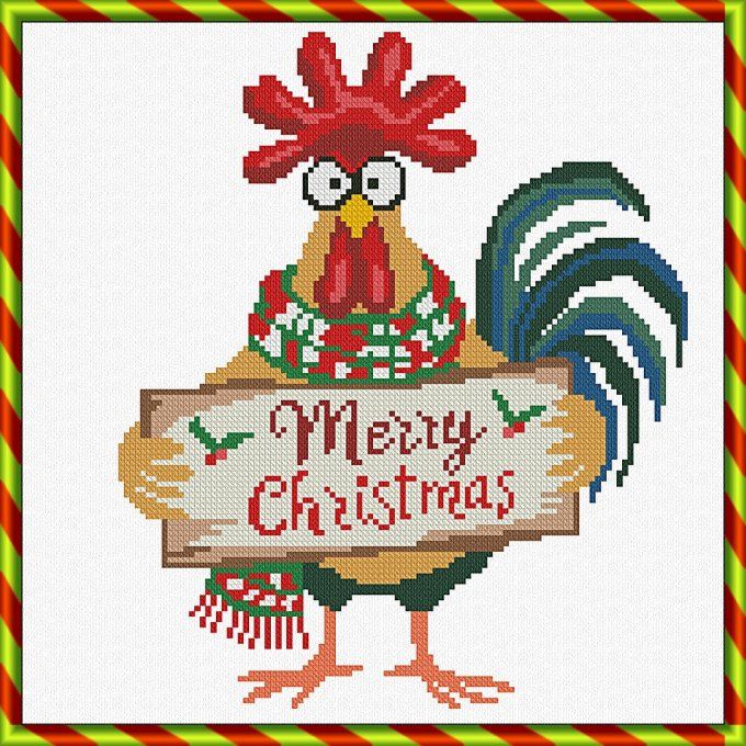 CHRISTMAS FARM : ROOSTER