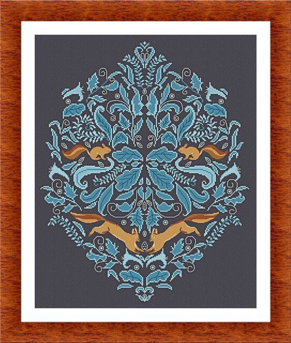 DAMASK AND SQUIRREL
