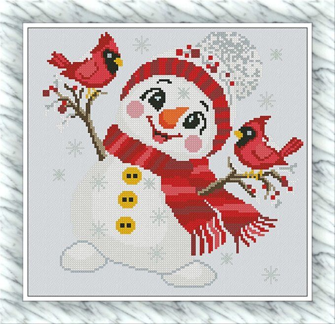 SMILING SNOWMAN