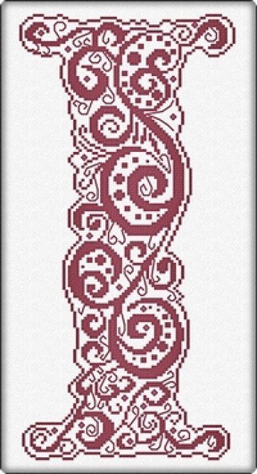 CURLY ALPHABET - I