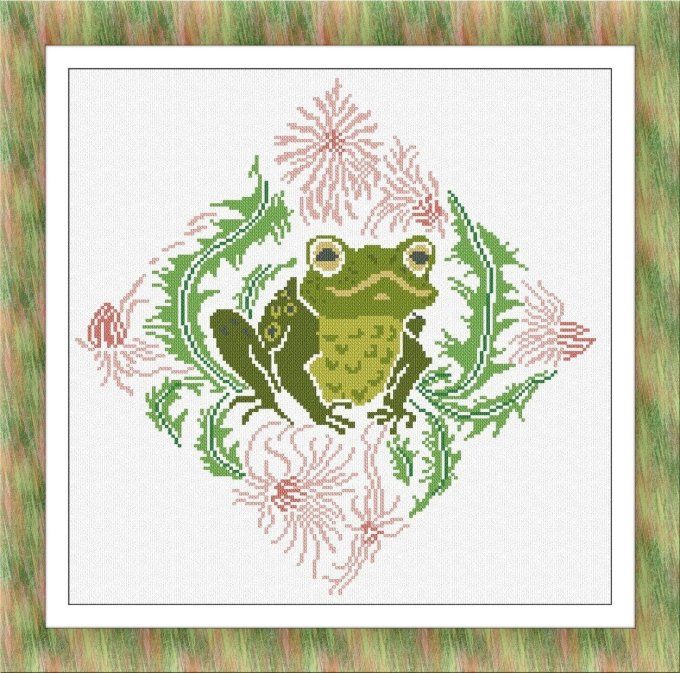 DAMASK AND FROG