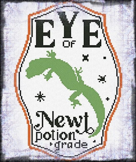 HALLOWEEN LABEL - EYE OF NEWT