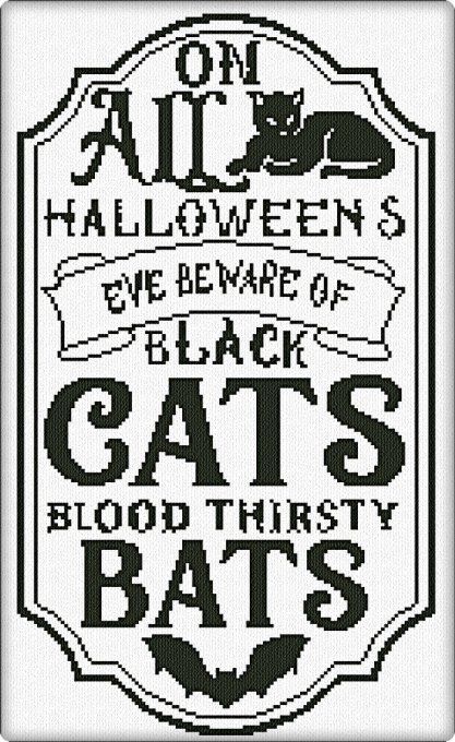 BLACK CATS AND BATS