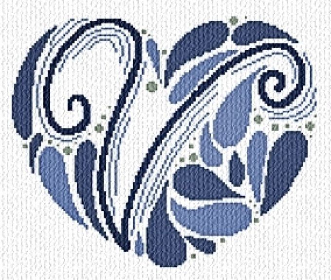 HEART MONOGRAM N-Z